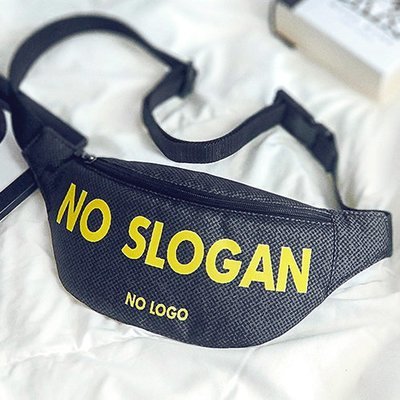 Сумка бананка BUMBAG No slogan BB_18J020_BL_BL
