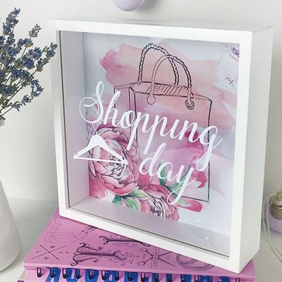 Деревянная копилка для денег Shopping day KOP_18D012