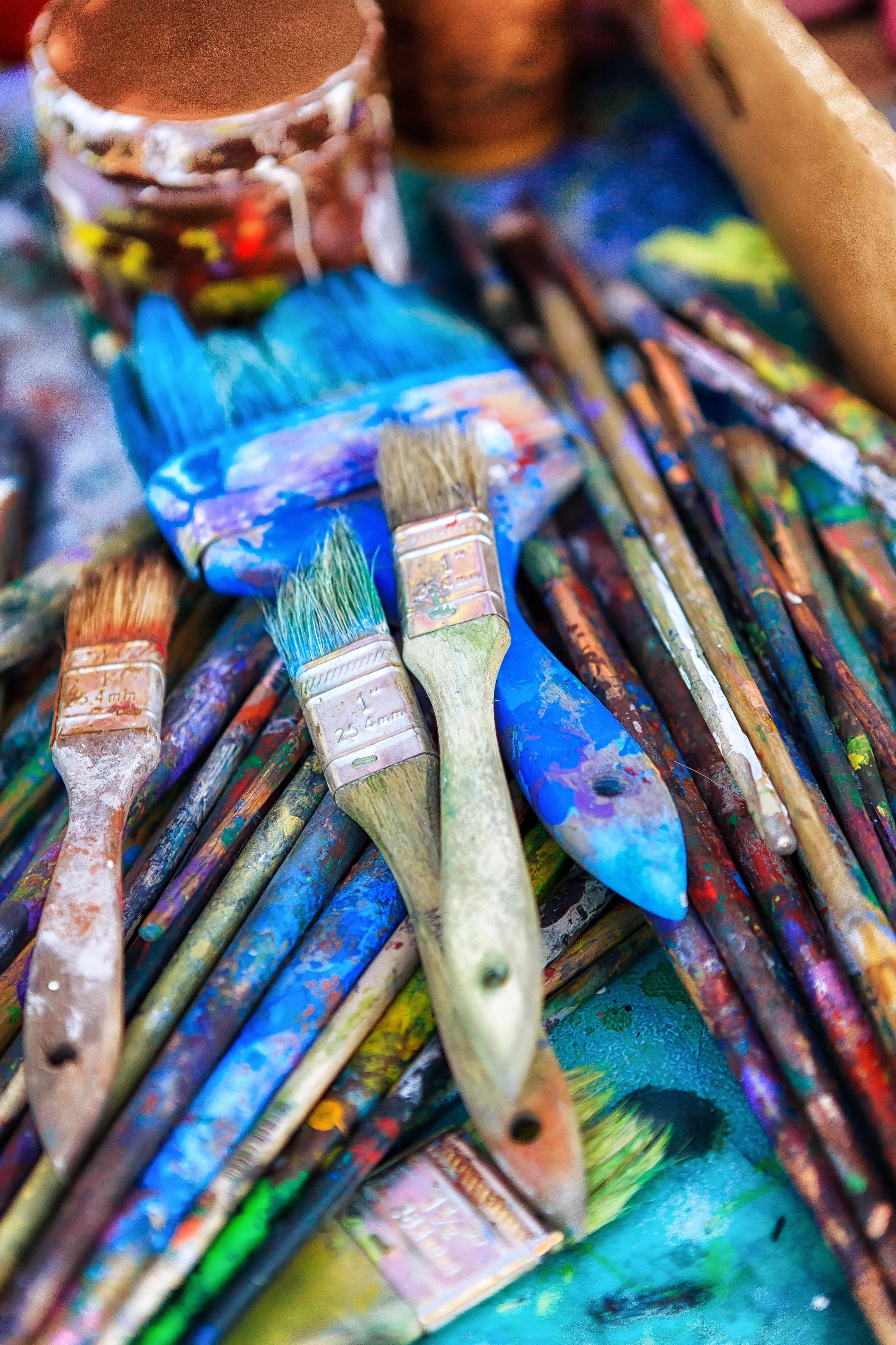 Expressive Painting Workshop - Abstract, Pollock and Rothko. 10-15 years WS002