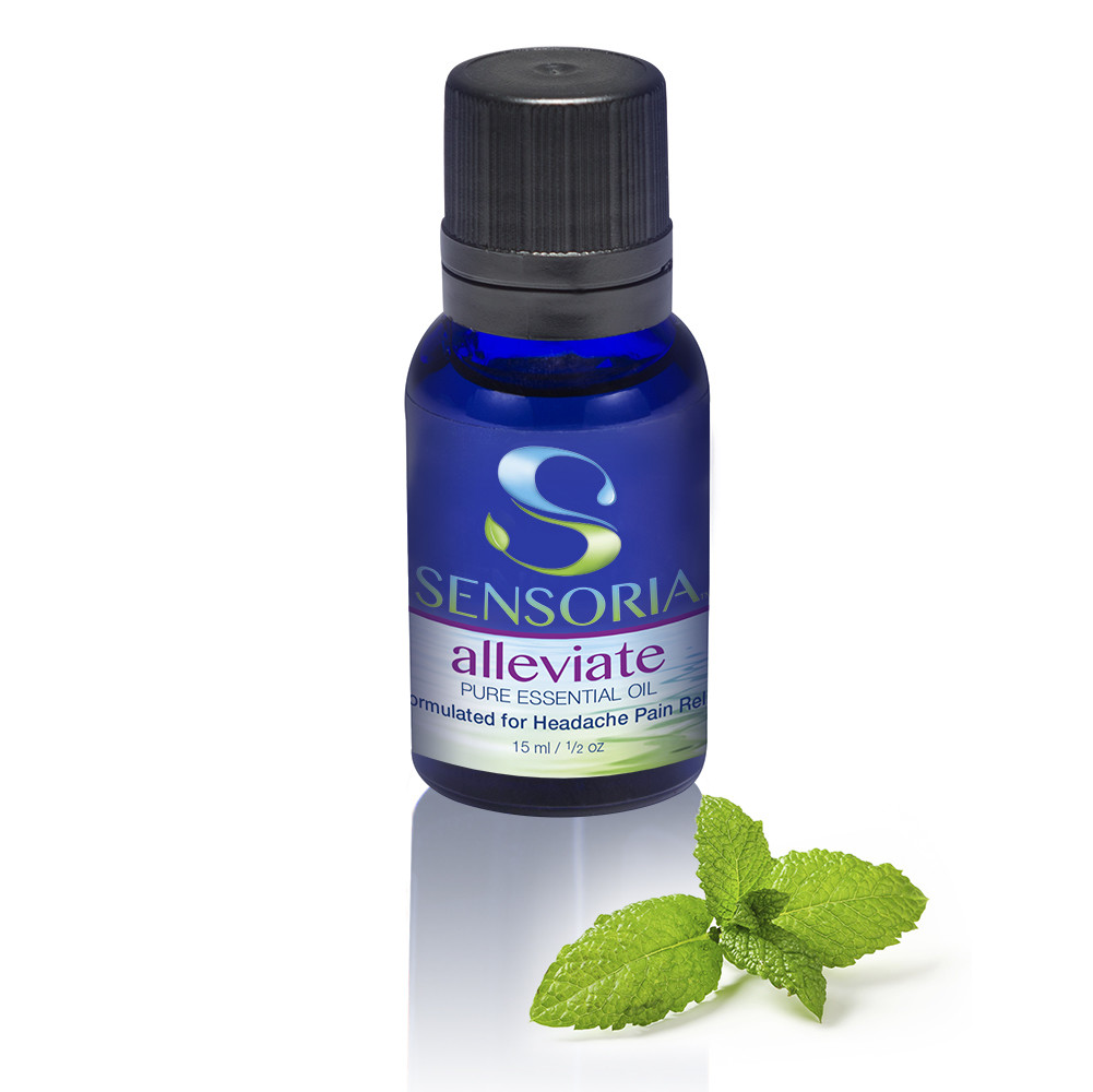 Alleviate Essential Oil Blend for Headache Pain Relief Alleviate Essential Oil Blend for Headache Pain Relief