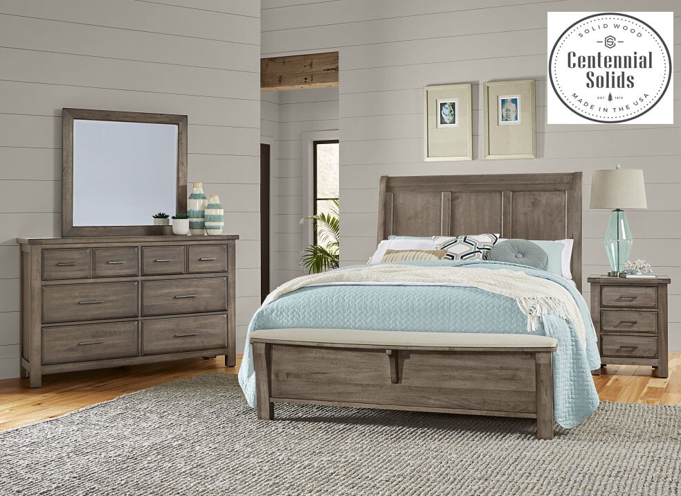 Chestnut Creek Solid Maple 4 Piece Bedroom Set