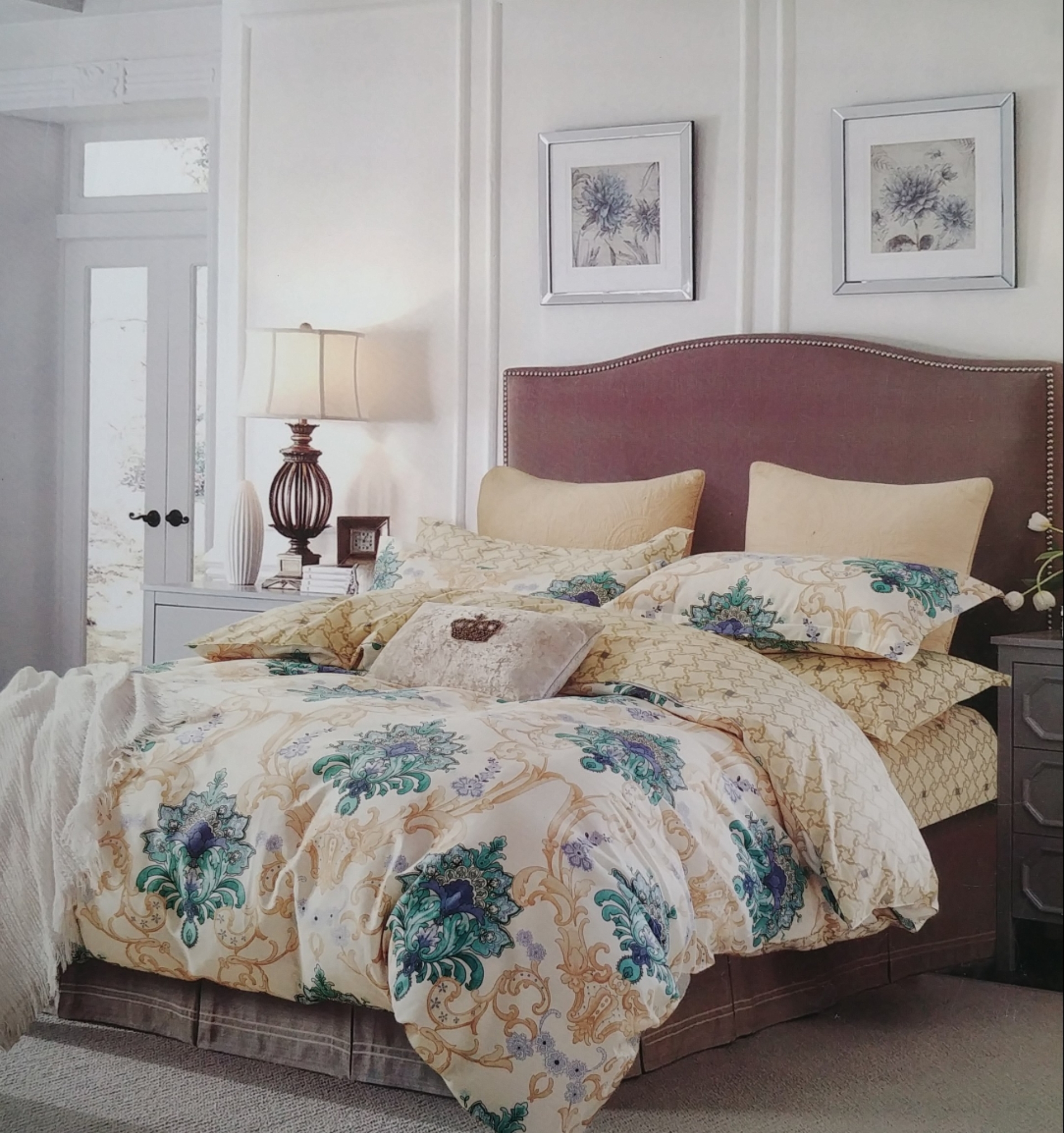 Painted Leaf Bedding Set PLB 405