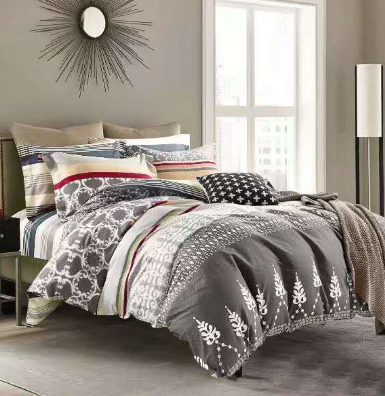 Lewis Men Check Bedding Set Lewis Men Check Bedding Set
