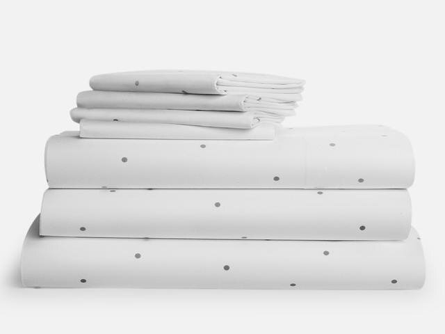 polka dot bedsheet