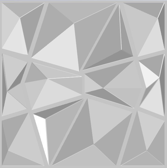 Арт. Diamond. Декоративные панели с 3d эффектом. Размер: 500X500.