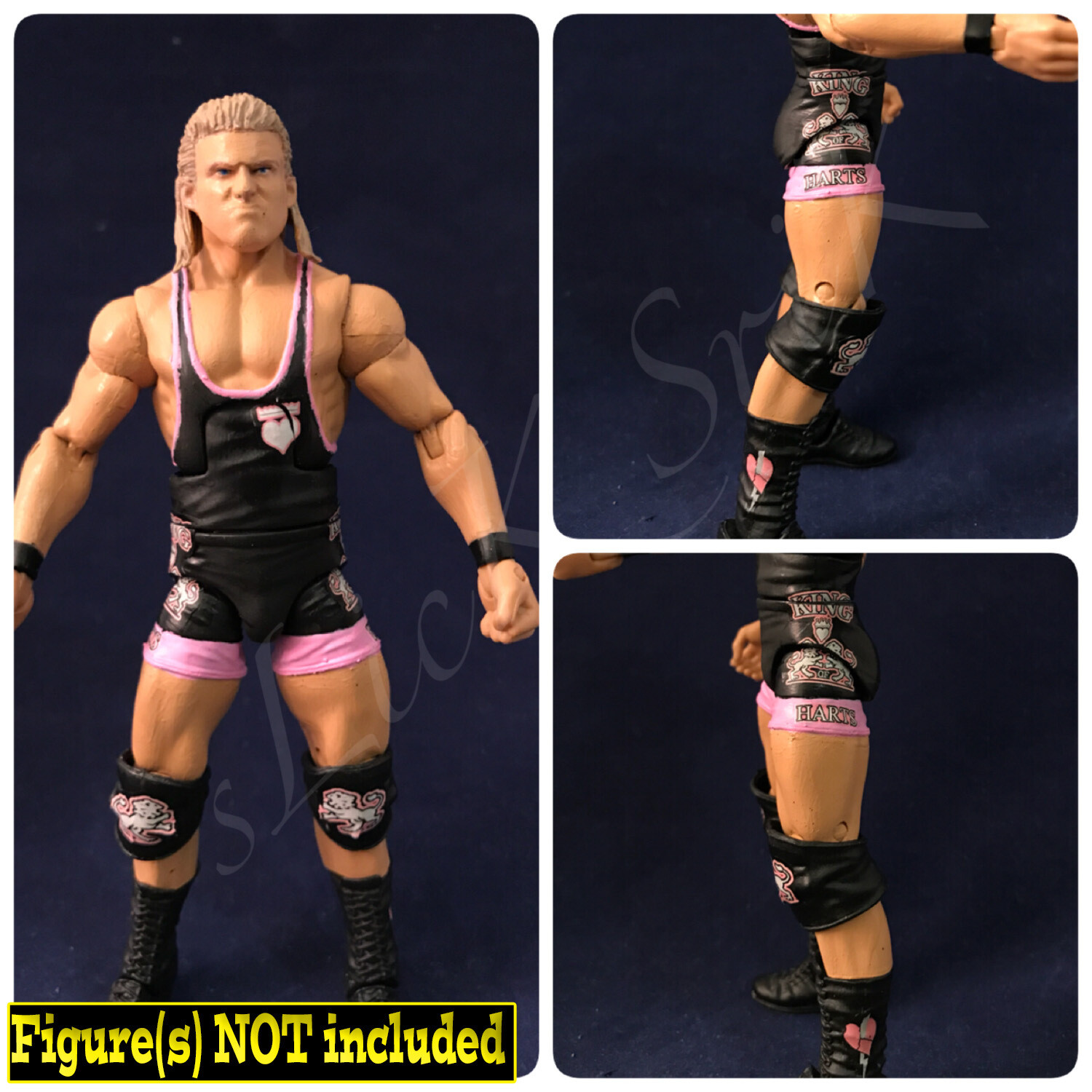 owen hart custom action figure