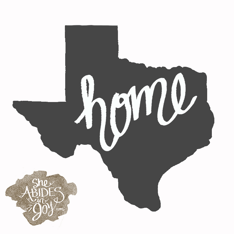 Kitchen Towels - "Texas home" 00025