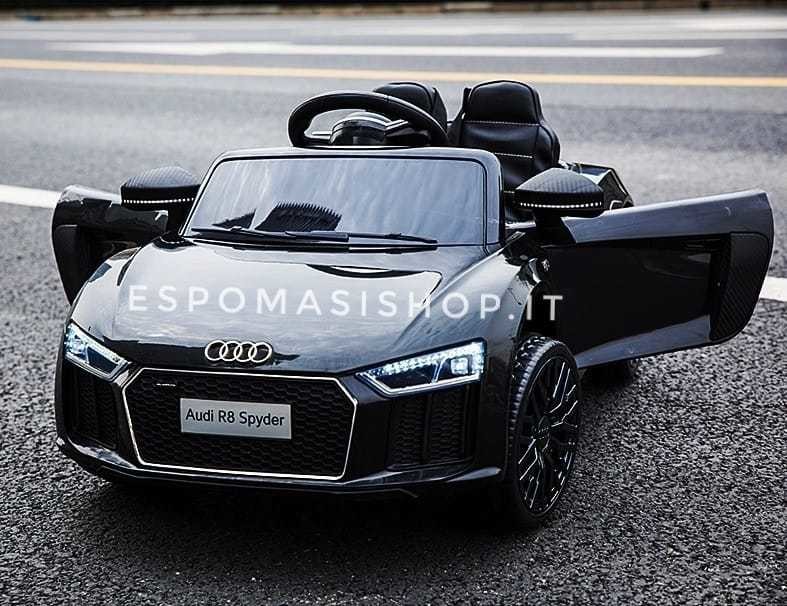 Auto Macchina Elettrica Per Bambini Audi R8 12v 2 Mini Posti Licenziata