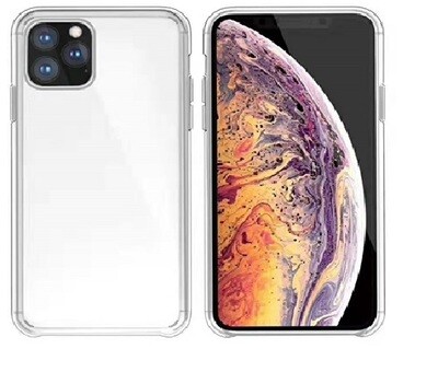 Samsung A20/ A30 Clear Hard Back Case With Soft TPU Edge