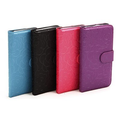 Apple iPhone 7 Rose Embossed book case Apple iPhone 7 Rose Embossed book case