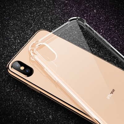 Apple iPhone 11 Pro Max (2019 6.5 inch) Clear TPU Jelly Case with Reinforced Edge