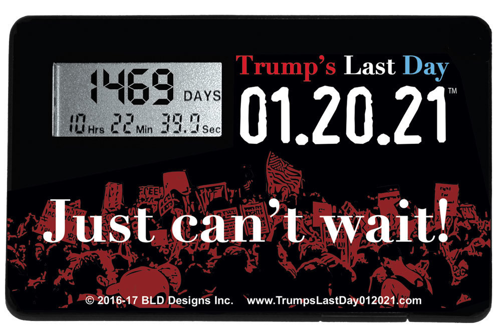 Trump's Last Day 01.20.21&trade; Countdown Clock