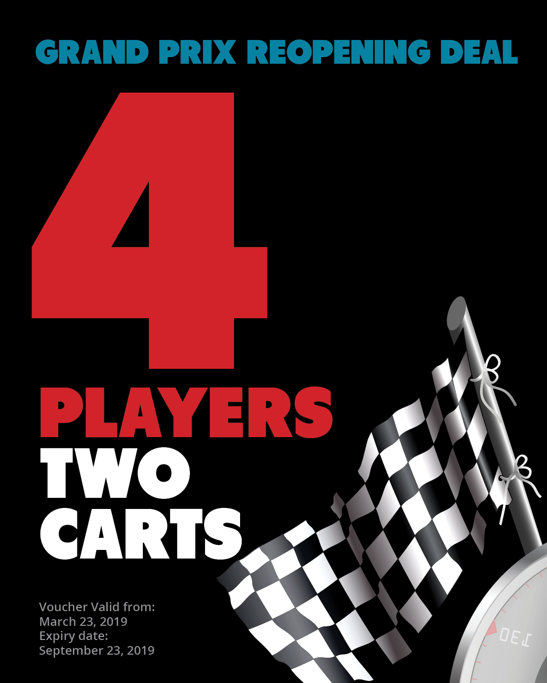 SPECIAL | Golf for 4 players with 2 carts 19GP4PLAYERS