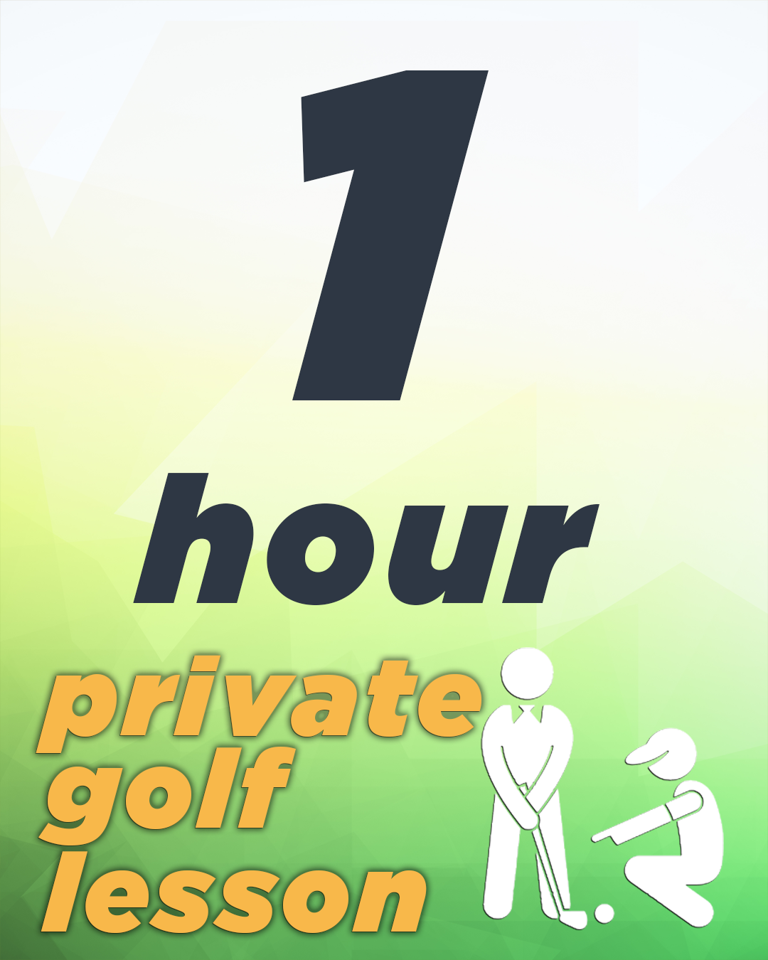 1 Hour Private Golf Lesson VGL30MINS