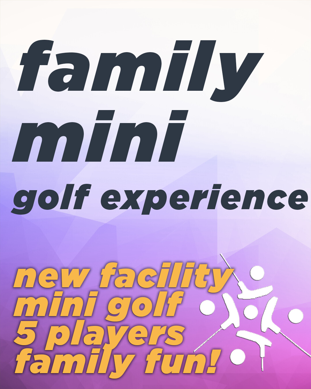 Family Mini Golf Experience Family Mini Golf Experience