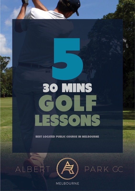 5 x Private Golf Lesson Package (30 Minutes) 5GL30MINS