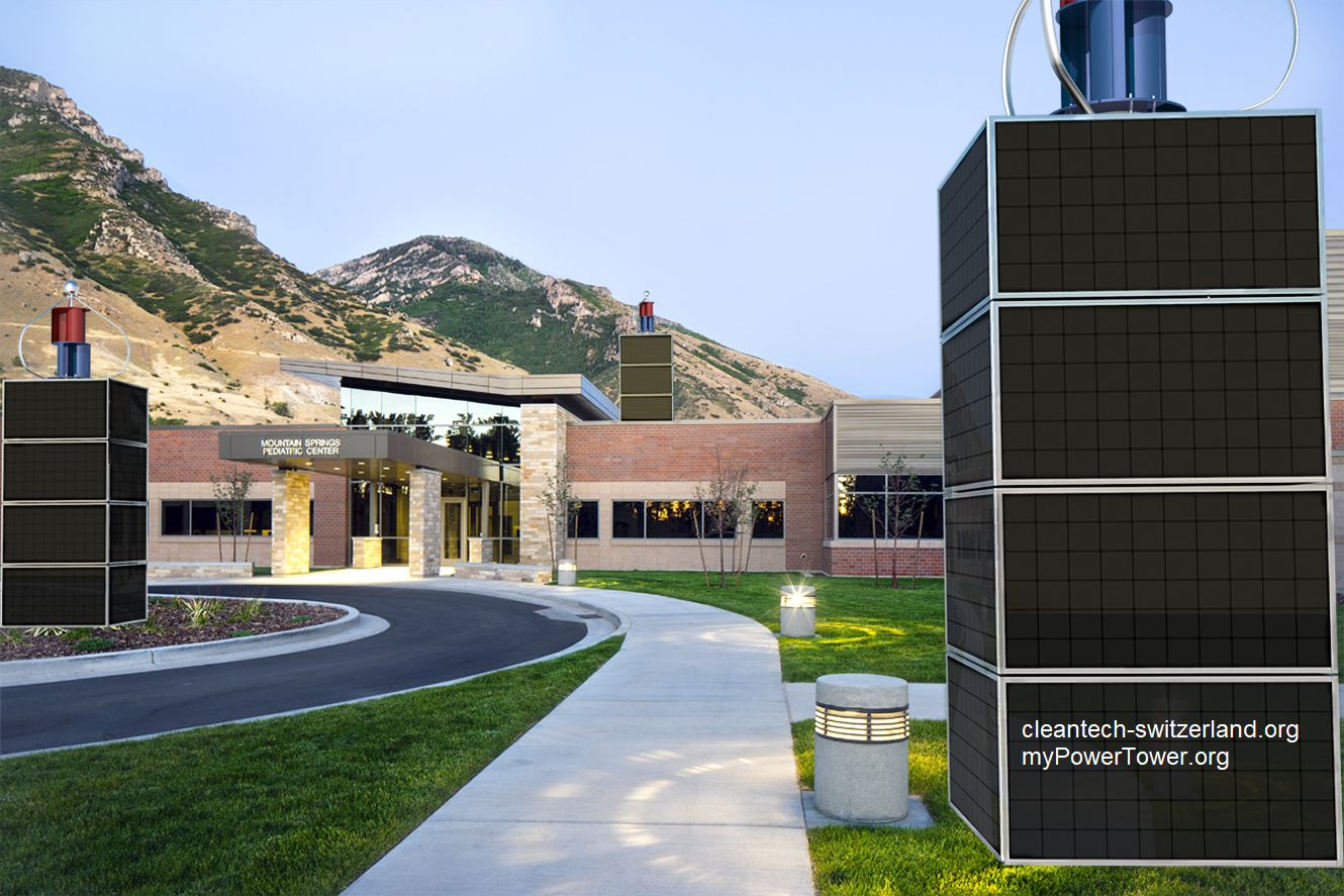 myCleantechWind PowerPlant™ - komplettes Windsystem vertical "Einfache Selbstmontage - do it yourself" oder Aufbau durch unsere Fachleute zum FIXPREIS ab...