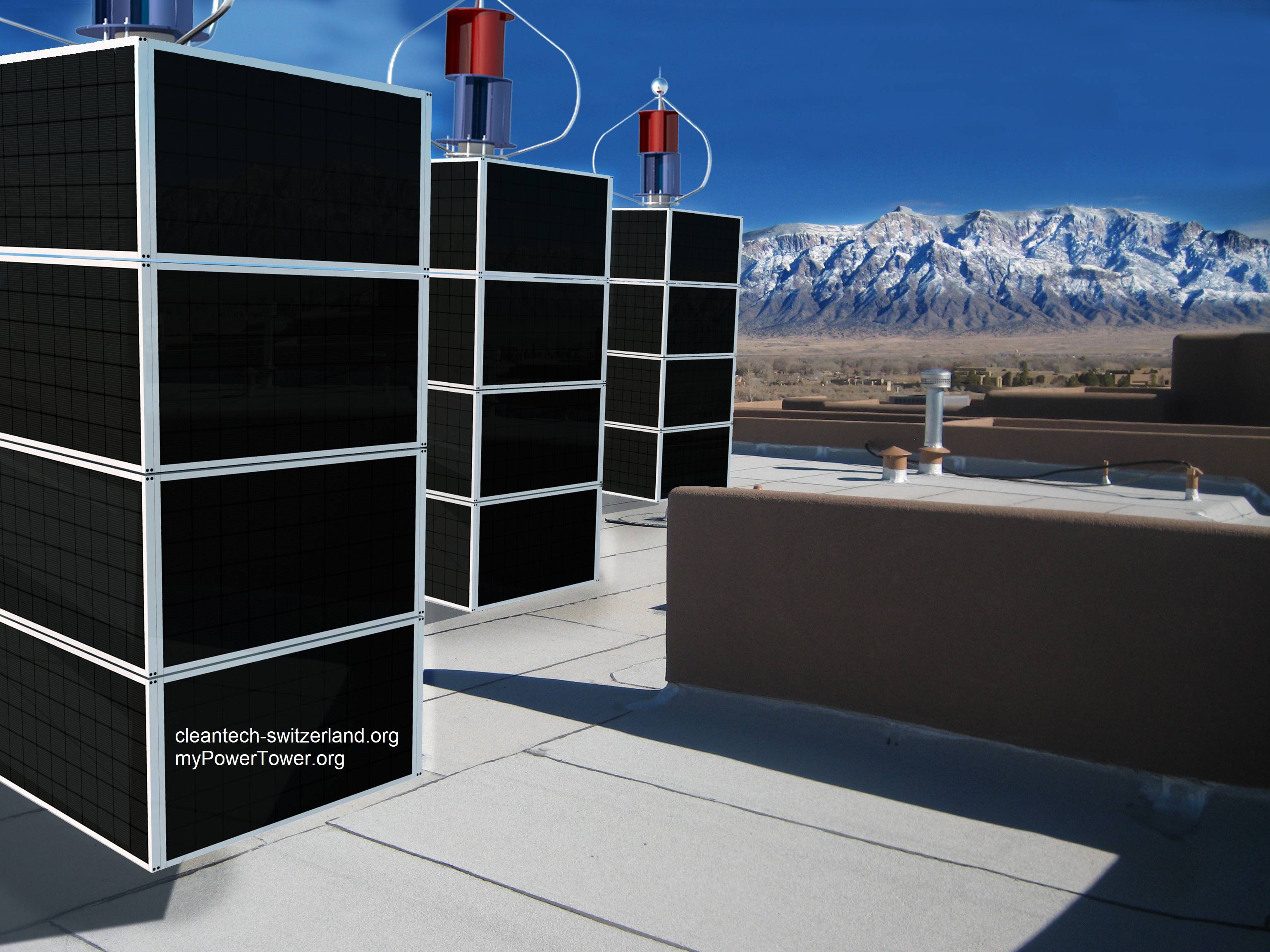 myCleantechWind PowerPlant™ - komplettes Windsystem vertical "Einfache Selbstmontage - do it yourself" oder Aufbau durch unsere Fachleute zum FIXPREIS ab...
