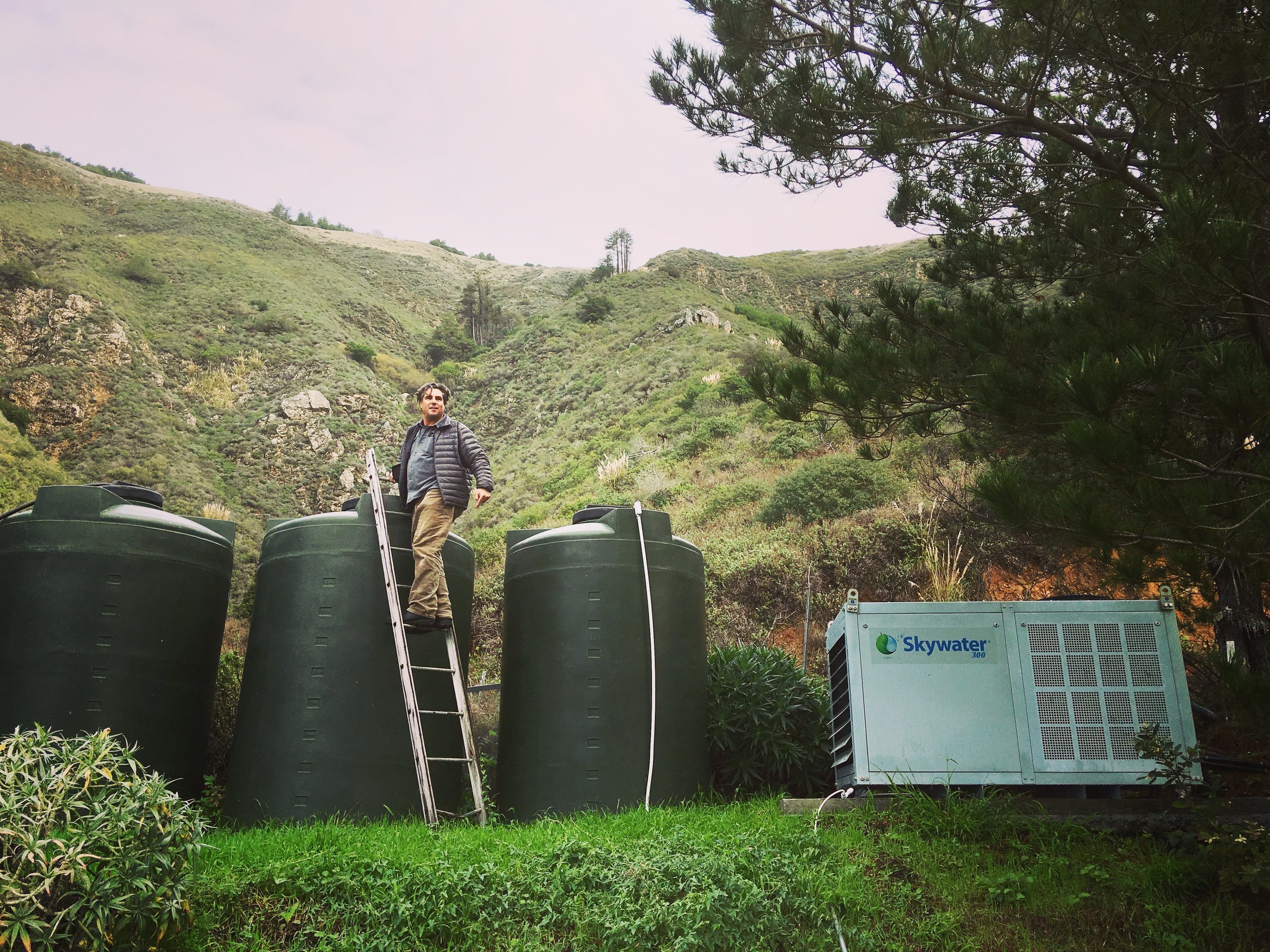 myCleantechFreshWater™ cleantech-cube.org skywater fresh water from the air - system in use