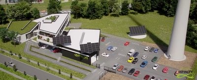 myCleantechSolarTracker™ - frei stehende der Sonne nachgeführte komplette Solar Anlage zur Strom- / Energieerzeugung myCleantechSolarTracker™ - frei stehende der Sonne nachgeführte komplette Solar Anlage zur Strom- / Energieerzeugung