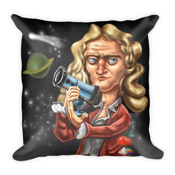 Isaac Newton Square Pillow 16666 Isaac Newton Square Pillow 16666