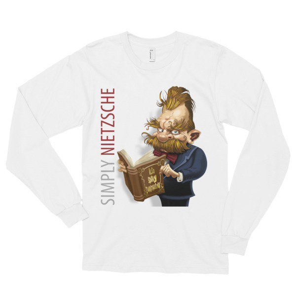 Simply Nietzsche Long Sleeve T-Shirt (unisex) 16746 Simply Nietzsche Long Sleeve T-Shirt (unisex) 16746