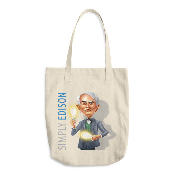 Simply Edison Cotton Tote Bag Simply Edison Cotton Tote Bag