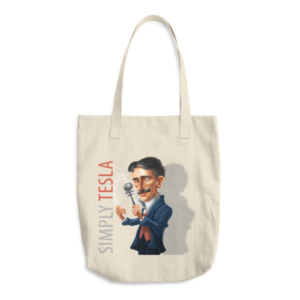 Simply Tesla Cotton Tote Bag Simply Tesla Cotton Tote Bag