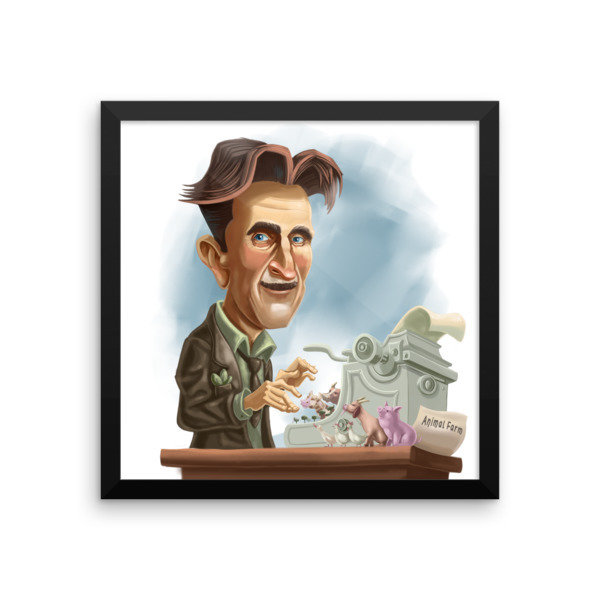 George Orwell Framed poster George Orwell Framed poster