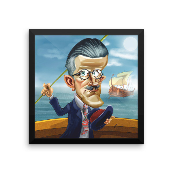 James Joyce Framed poster James Joyce Framed poster