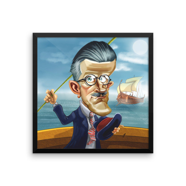 James Joyce Framed poster James Joyce Framed poster