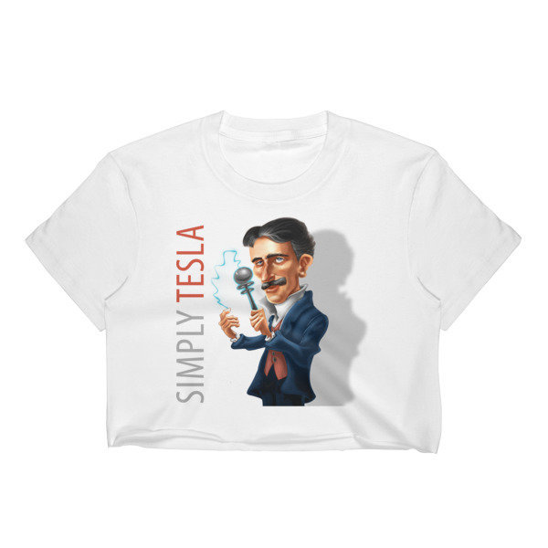 Simply Tesla Women's Crop Top Simply Tesla Women's Crop Top