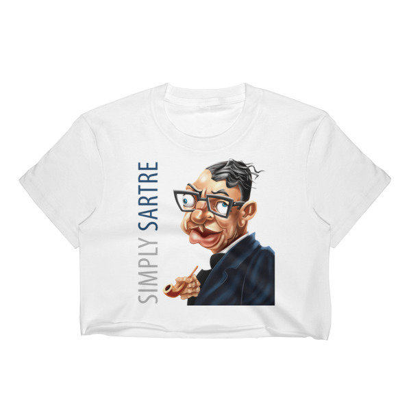 Simply Sartre Women's Crop Top