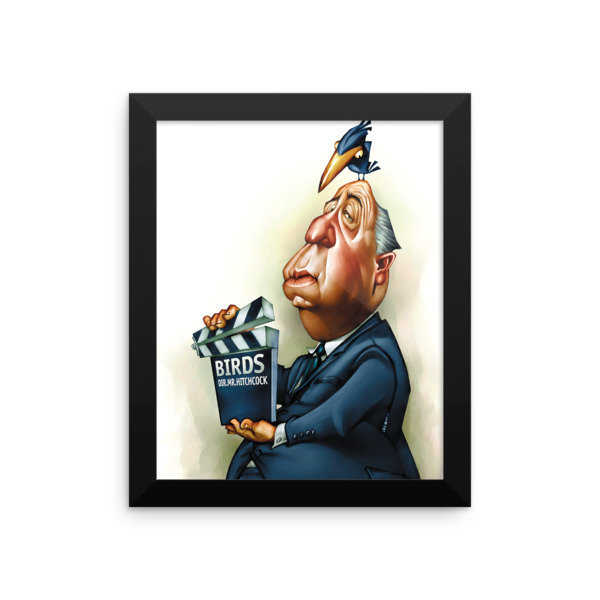 Alfred Hitchcock Framed poster 17011 Alfred Hitchcock Framed poster 17011