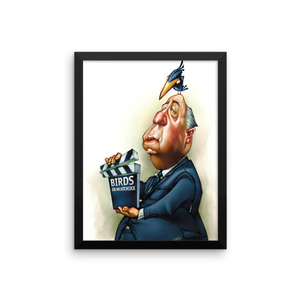 Alfred Hitchcock Framed poster Alfred Hitchcock Framed poster