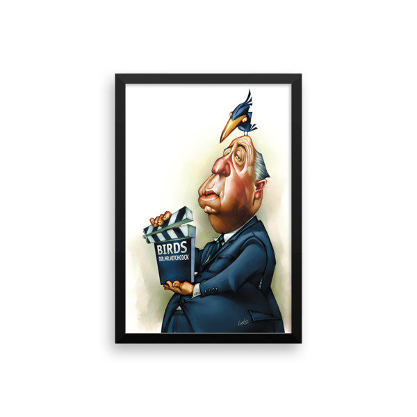 Alfred Hitchcock Framed poster Alfred Hitchcock Framed poster