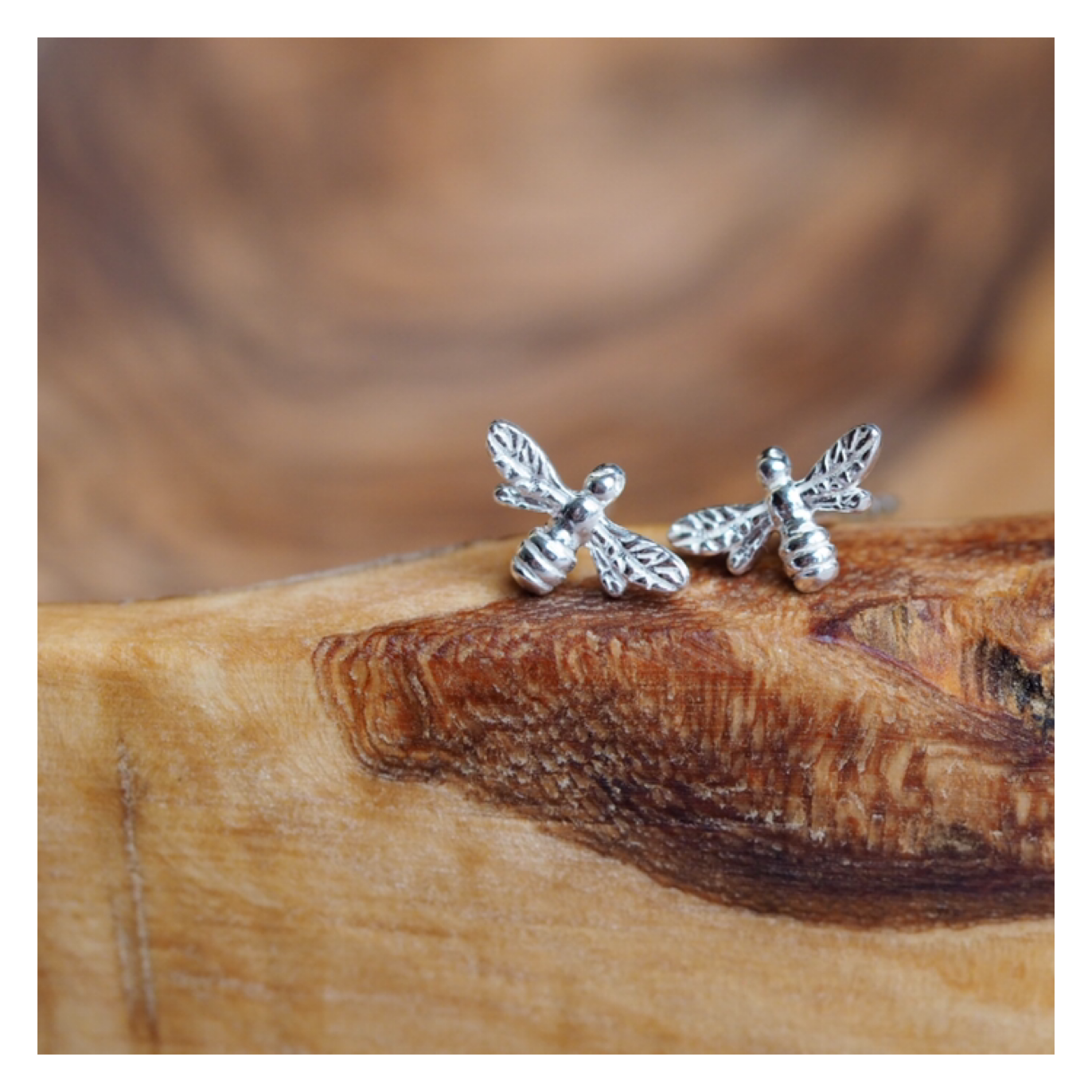 Sterling Silver Bee Earrings BEEEARING