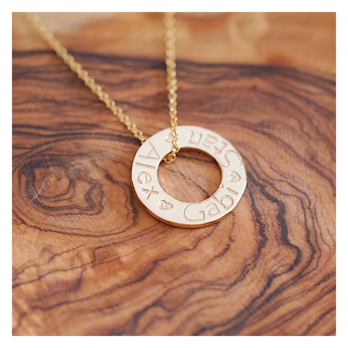 Design Your Own Necklace - MIDI WASHERS DYOWASH