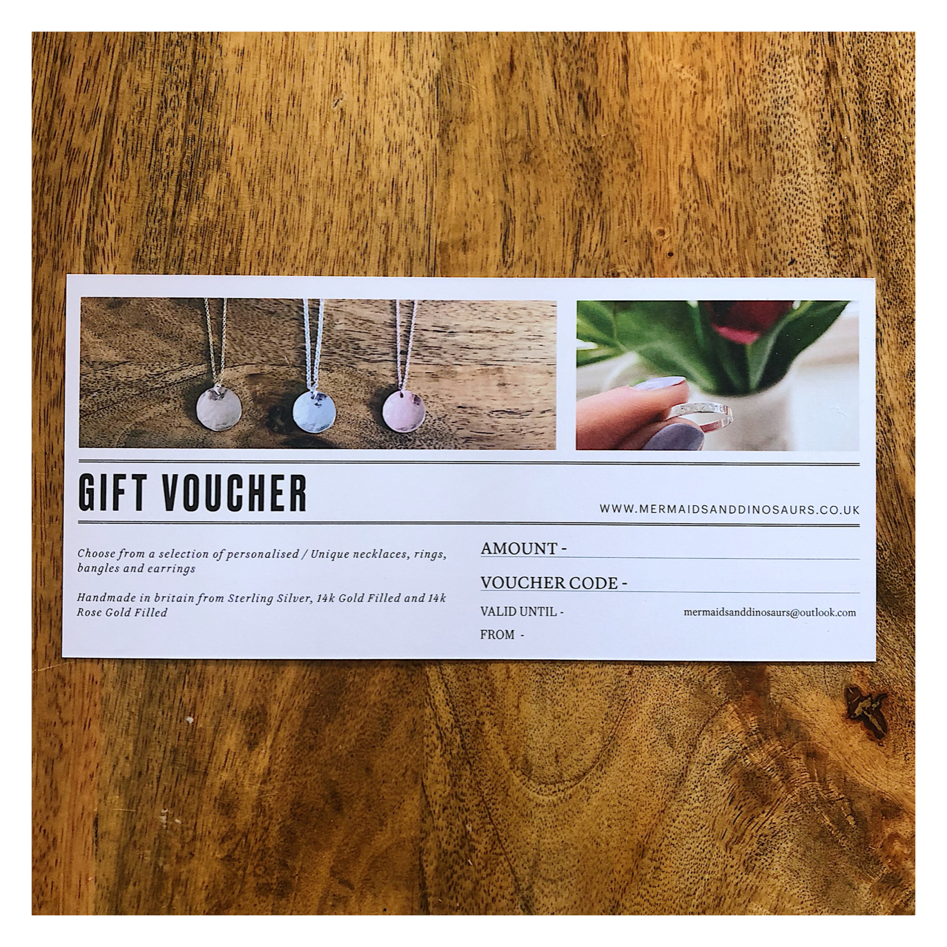 Gift Voucher (£10-£60)