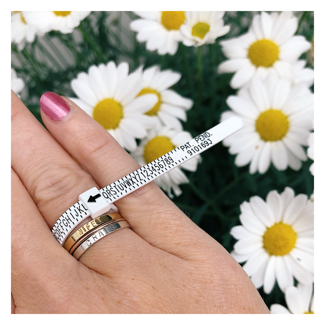 Gold Filled or Sterling Silver Ring with Sizer RING&SIZE