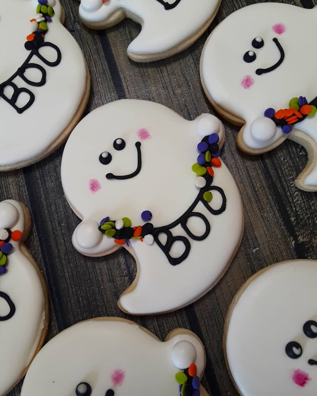 BOO! Ghost Halloween Sugar Cookie BOO! Ghost Halloween Sugar Cookie