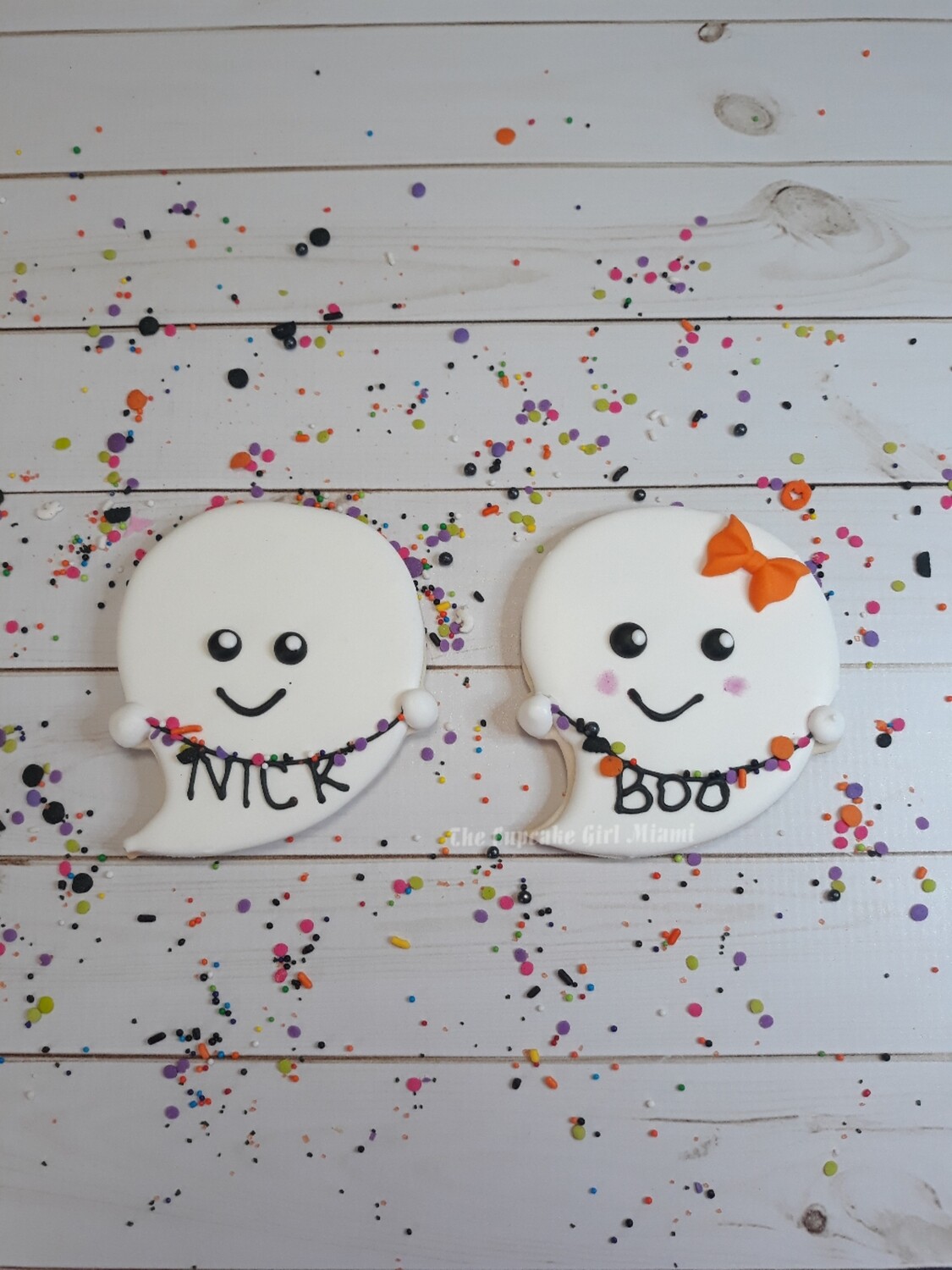 Large Ghost Halloween Sugar Cookie Large Ghost Halloween Sugar Cookie