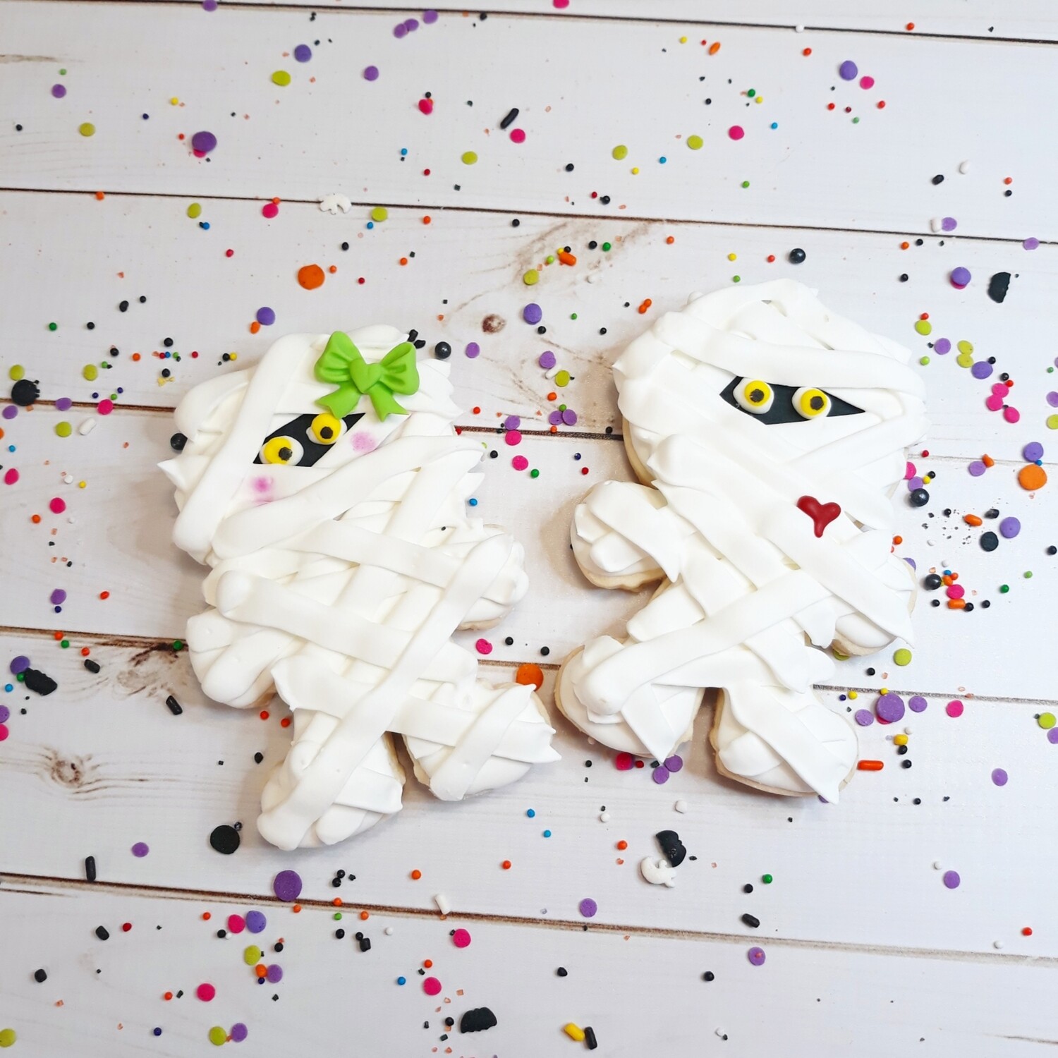 Mummy Halloween Sugar Cookie Mummy Halloween Sugar Cookie