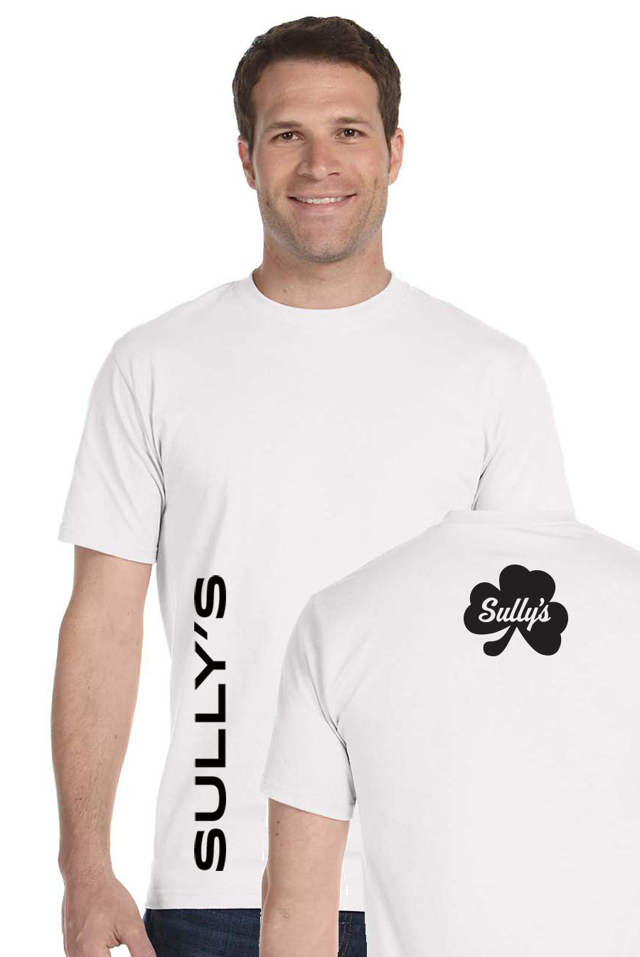 Vertical Sully's - white