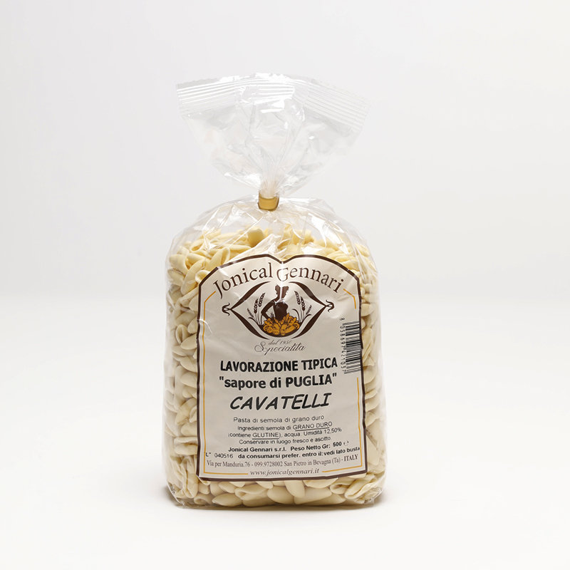 Cavatelli, Jonical Pane, 500 gr. 00065