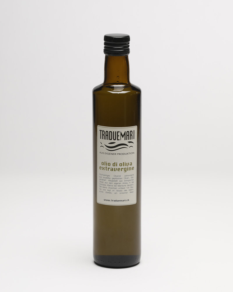 2018 - intensives Olivenöl extravergine, Selezione Traduemari, 0,5 lt. 00090