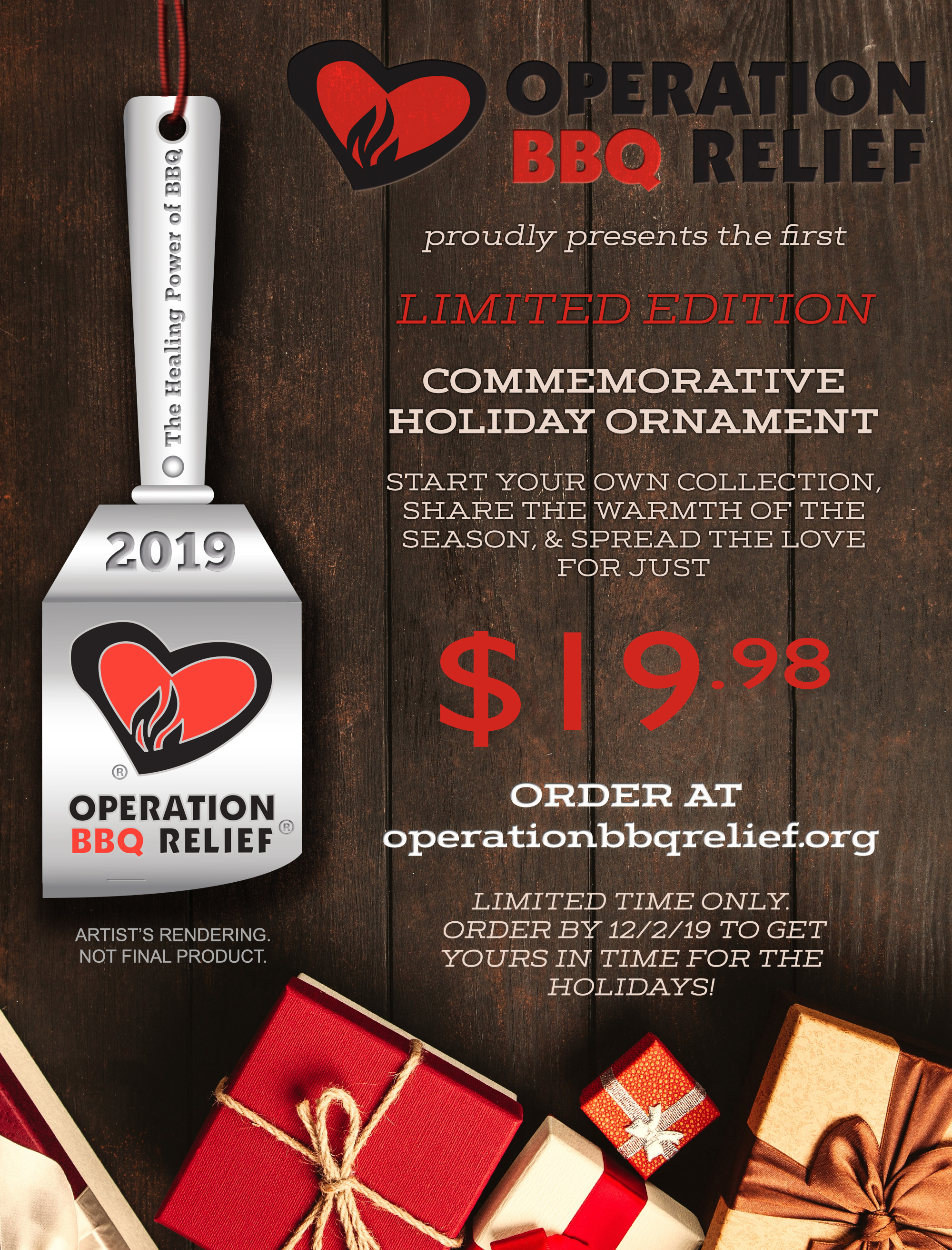 OBR Commemorative Holiday Ornament OBRHolOrnament