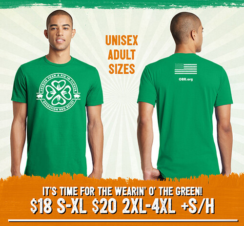 OBR St. Patrick's T-Shirt - Pre-Order STPAT2020T