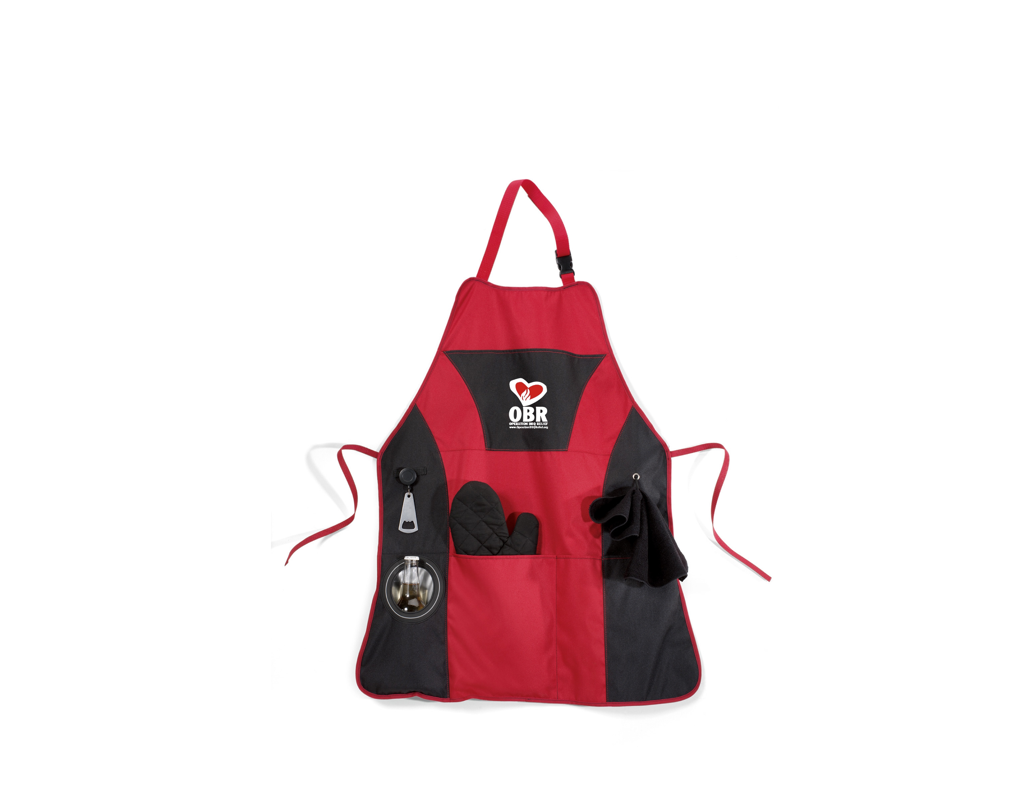 OBR Grill Master Apron Kit - Red