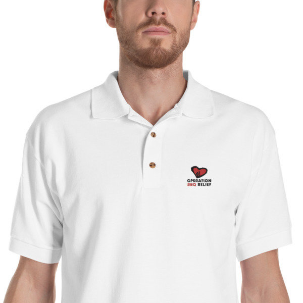 Embroidered OBR Polo Shirt (Grey) 60029